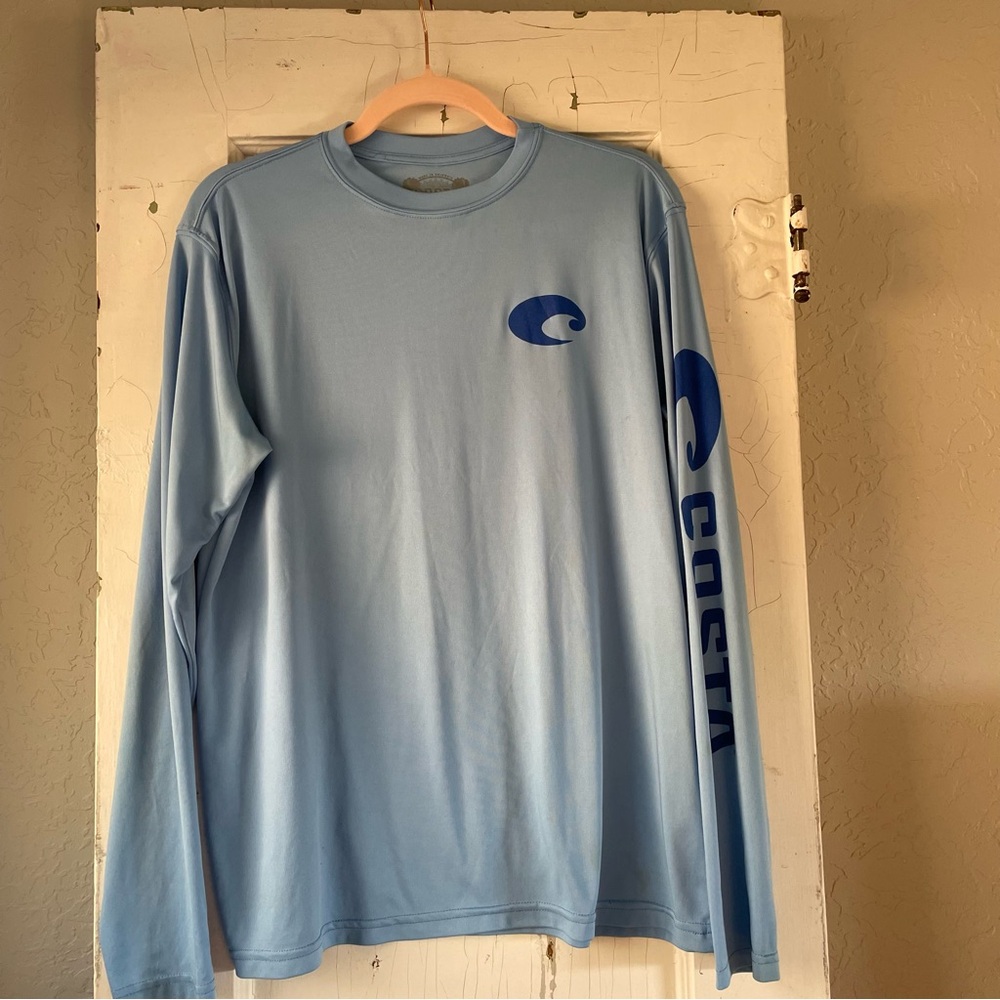 Costa Sky Blue Long Sleeve Tee‎